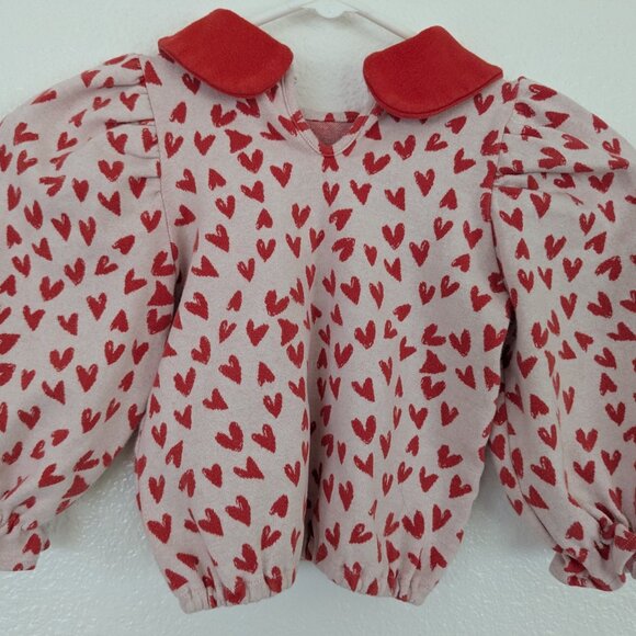 Heart top with poofy arms - Picture 2 of 3